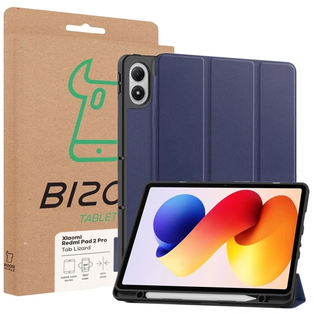 Bizon Case Tab Lizard Xiaomi Redmi Pad 2 Pro marineblau - 9