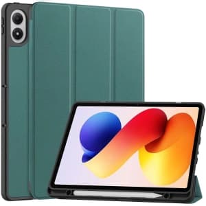 Bizon Case Tab Lizard Xiaomi Redmi Pad 2 Pro sötétzöld
