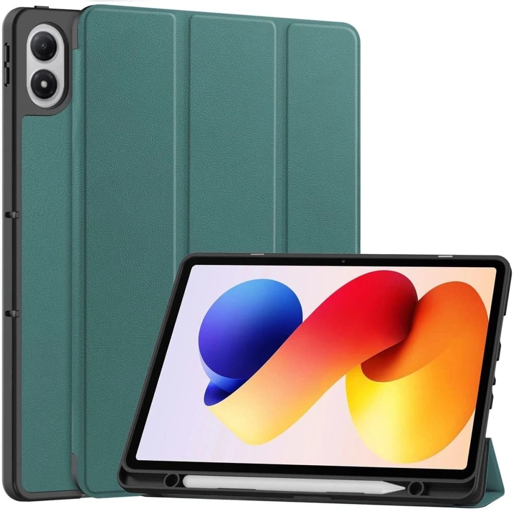 Husa Bizon Tab Lizard pentru Xiaomi Redmi Pad 2 Pro verde închis - 1