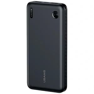 USAMS PB83 2xUSB-A, USB-C 10000mAh fekete