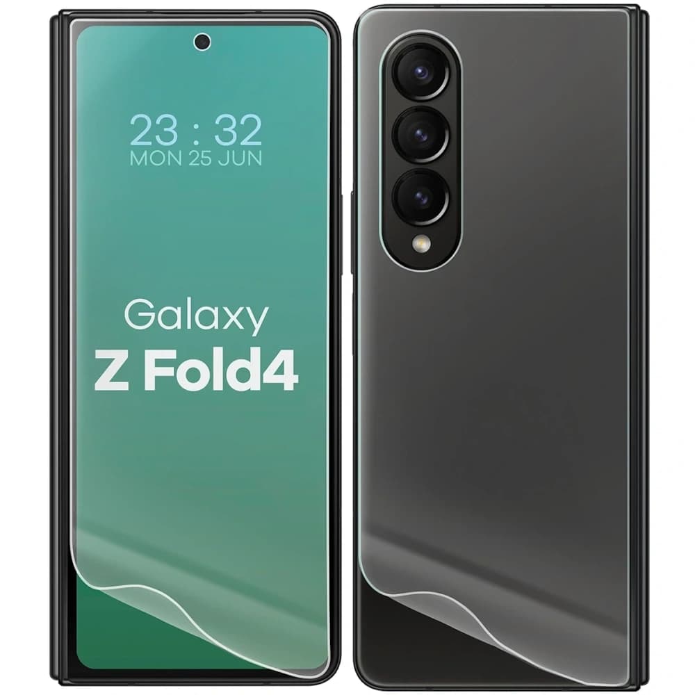 Hydrogel-Folie für Rückseite und Vorderseite Bizon Glass Hydrogel Pack für Samsung Galaxy Z Fold4 - 5