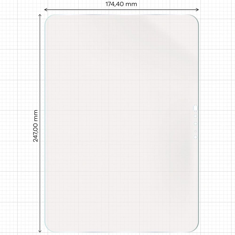 Mattfolie Bizon Glass Tab Film Sun für Apple iPad Pro 11" M5 2025 - 2