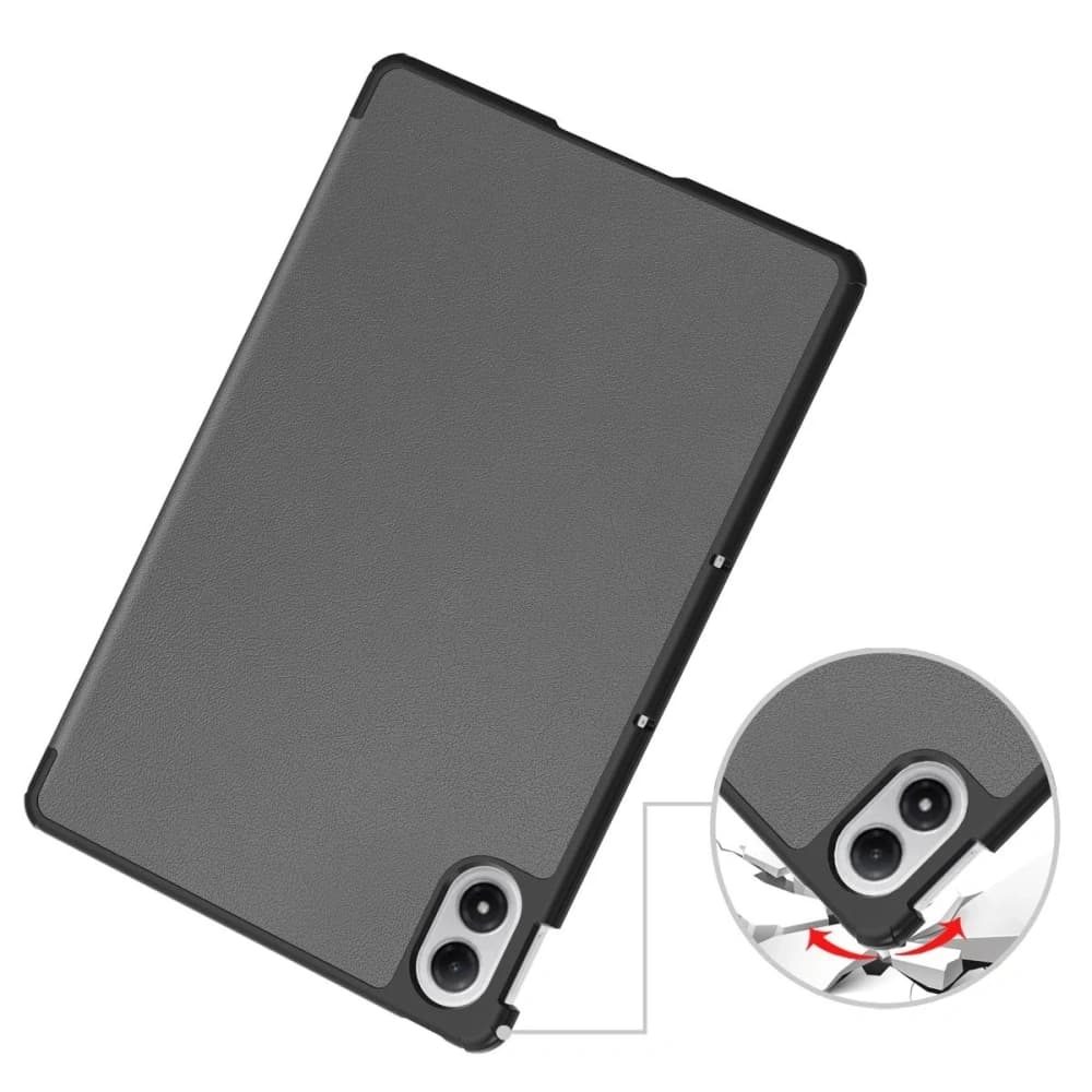 Etui z klapką Bizon Case Tab Croc do Xiaomi Redmi Pad 2 Pro szare - 3