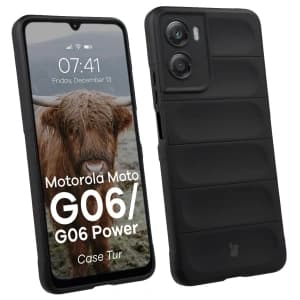 Etui dur Bizon Case Tur pentru Motorola Moto G06 4G / G06 Power 4G negru