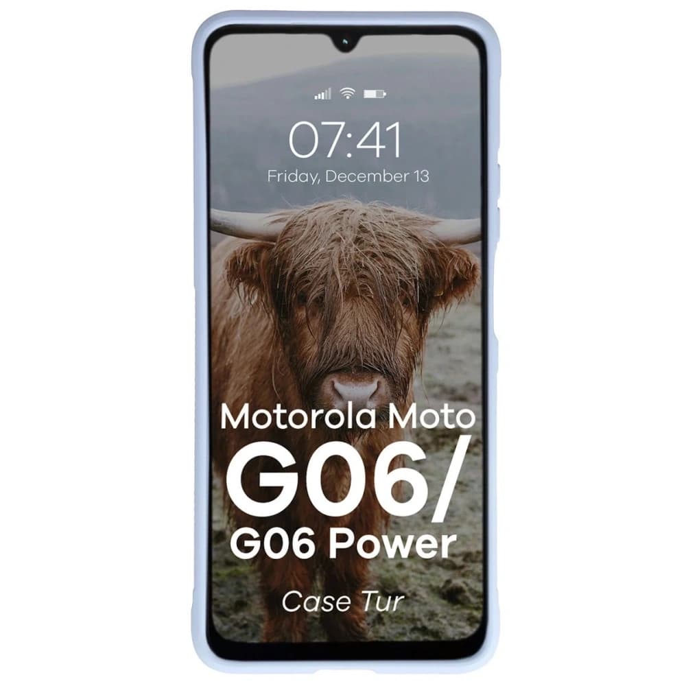 Etui dur Bizon Case Tur pentru Motorola Moto G06 4G / G06 Power 4 albastru deschis - 5