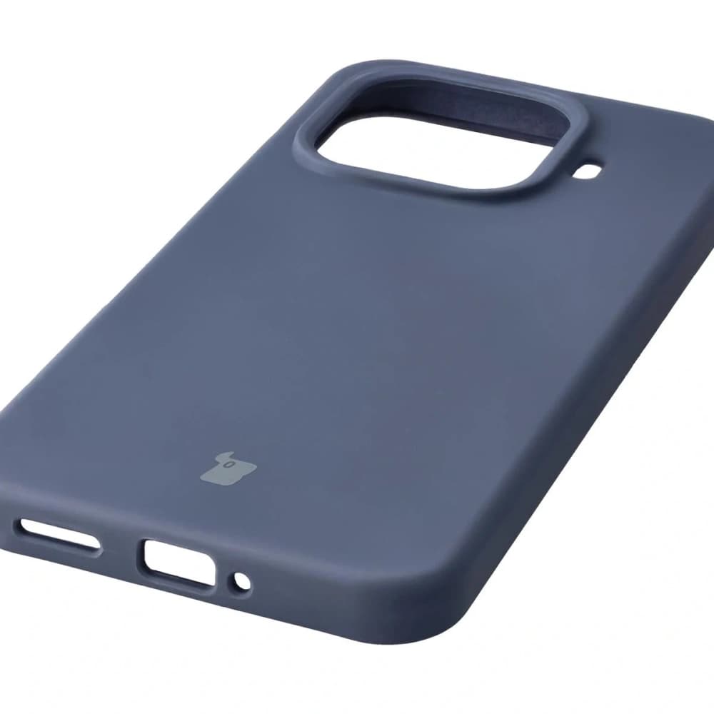 Szilikon tok Bizon Soft Case Xiaomi 15T Pro-hoz sötétkék - 3