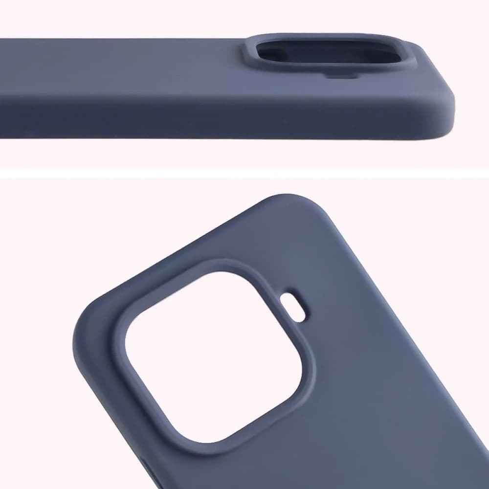 Szilikon tok Bizon Soft Case Xiaomi 15T Pro-hoz sötétkék - 5