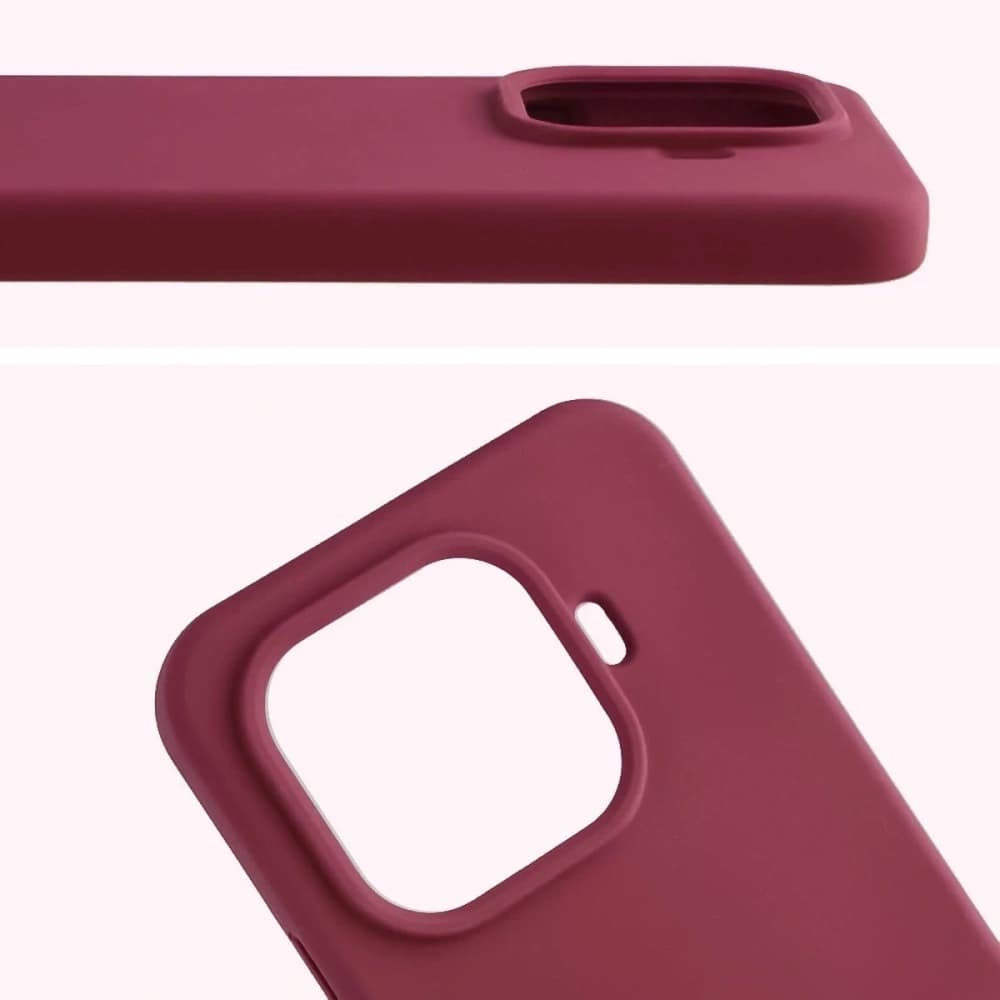 Szilikon tok Bizon Soft Case Xiaomi 15T Pro-hoz sötétlila - 5