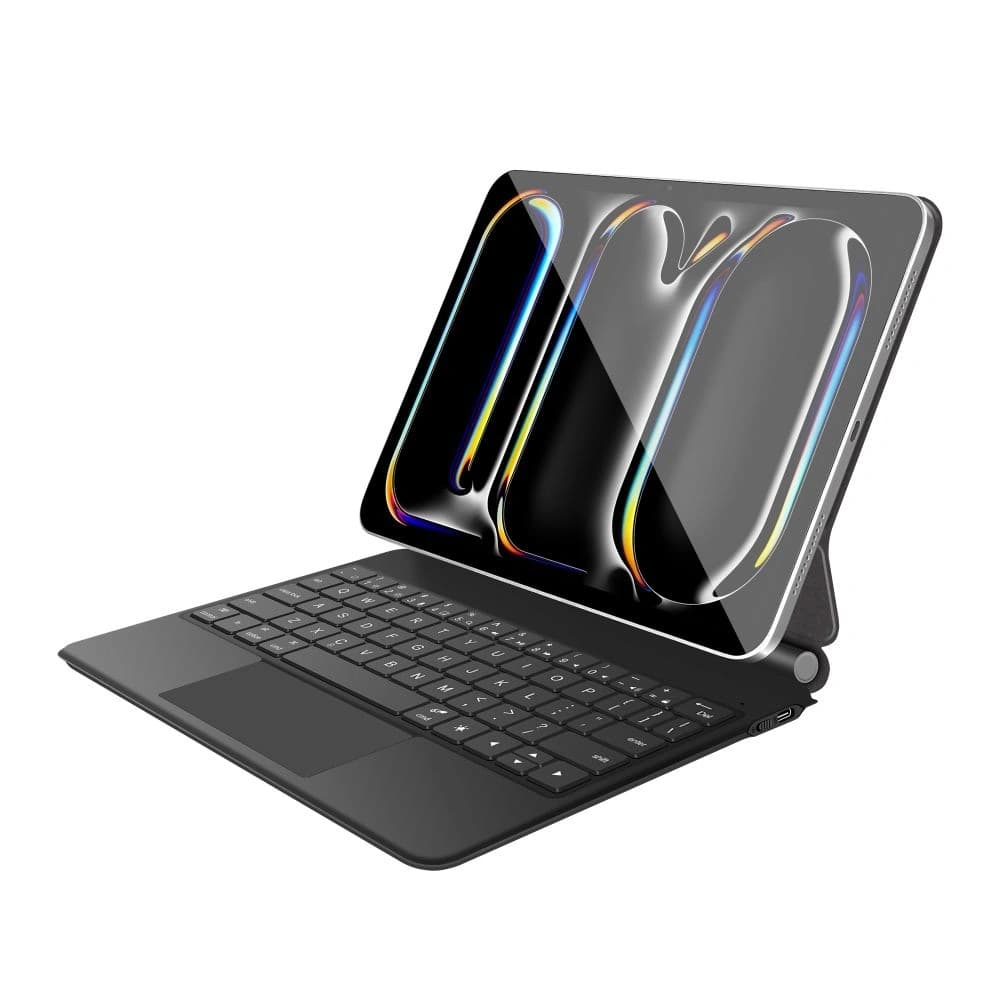 Etui z klawiaturą Tech-Protect SmartCase Magnetic + Keyboard do Apple iPad Pro 11” 2024/2025 Black - 2