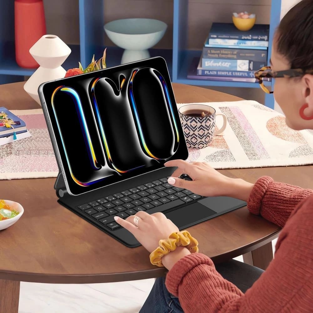 Etui z klawiaturą Tech-Protect SmartCase Magnetic + Keyboard do Apple iPad Pro 11” 2024/2025 Black - 10