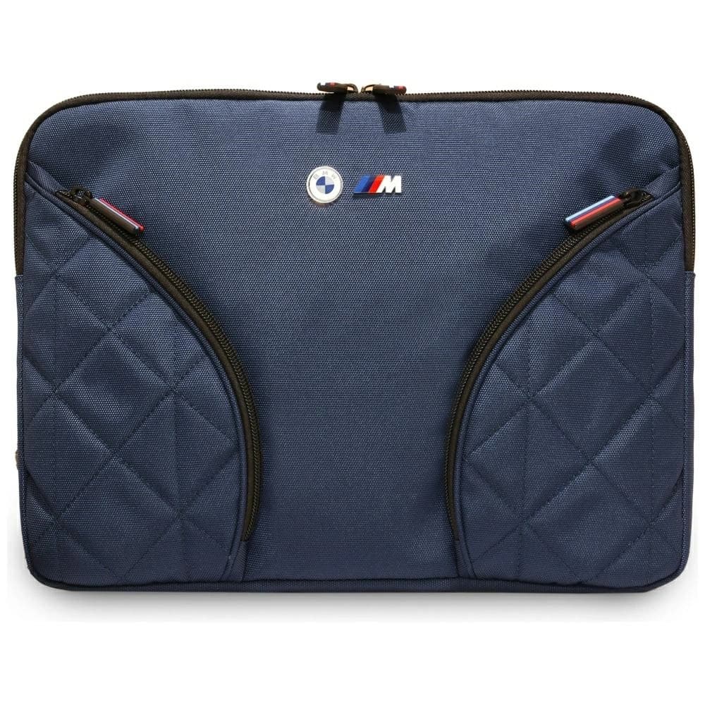 Torba BMW Nylon Pockets&Metal Logo Sleeve 14" granatowy - 1