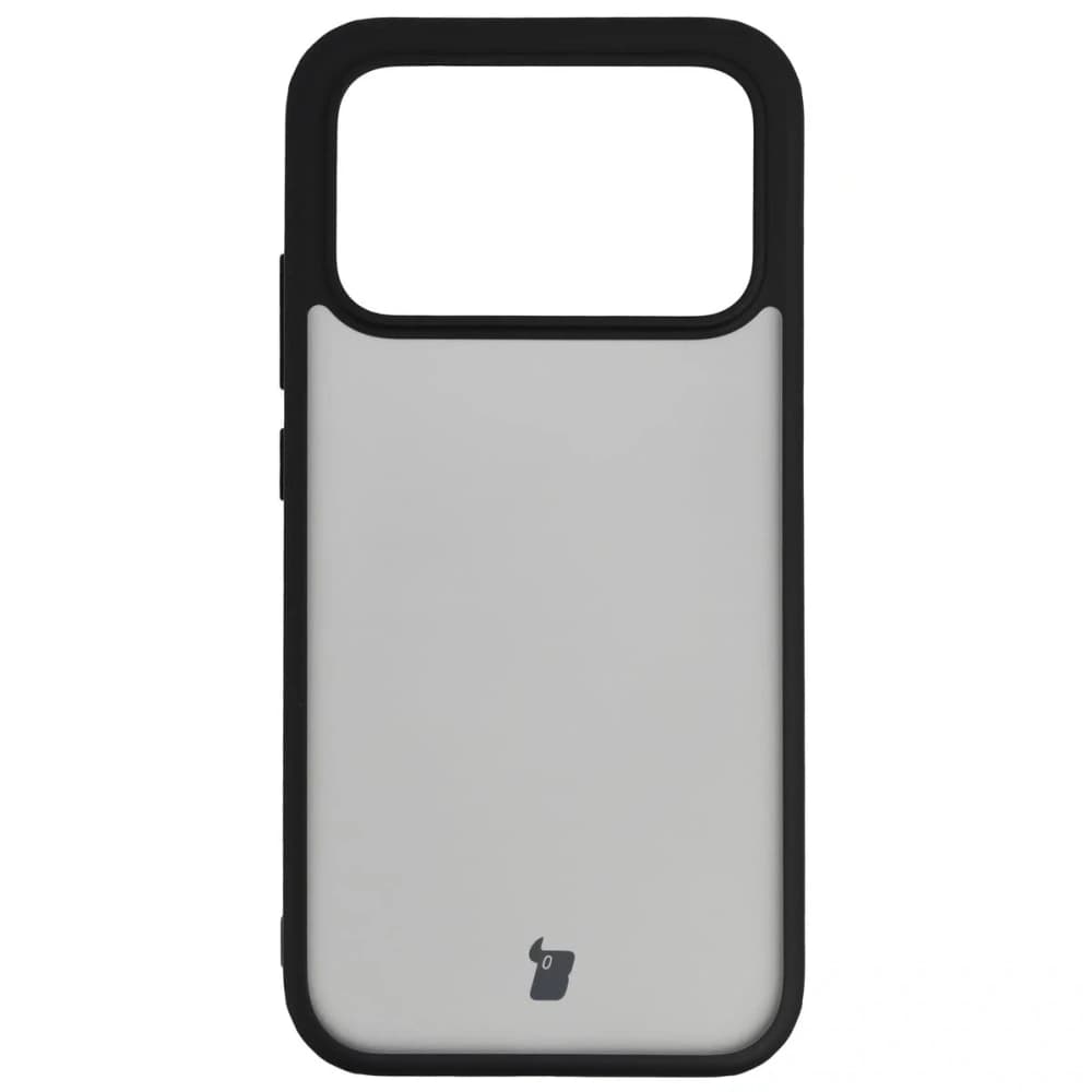 Etui Bizon Case Angelo do Xiaomi POCO F8 Pro przydymione z czarną ramką - 2