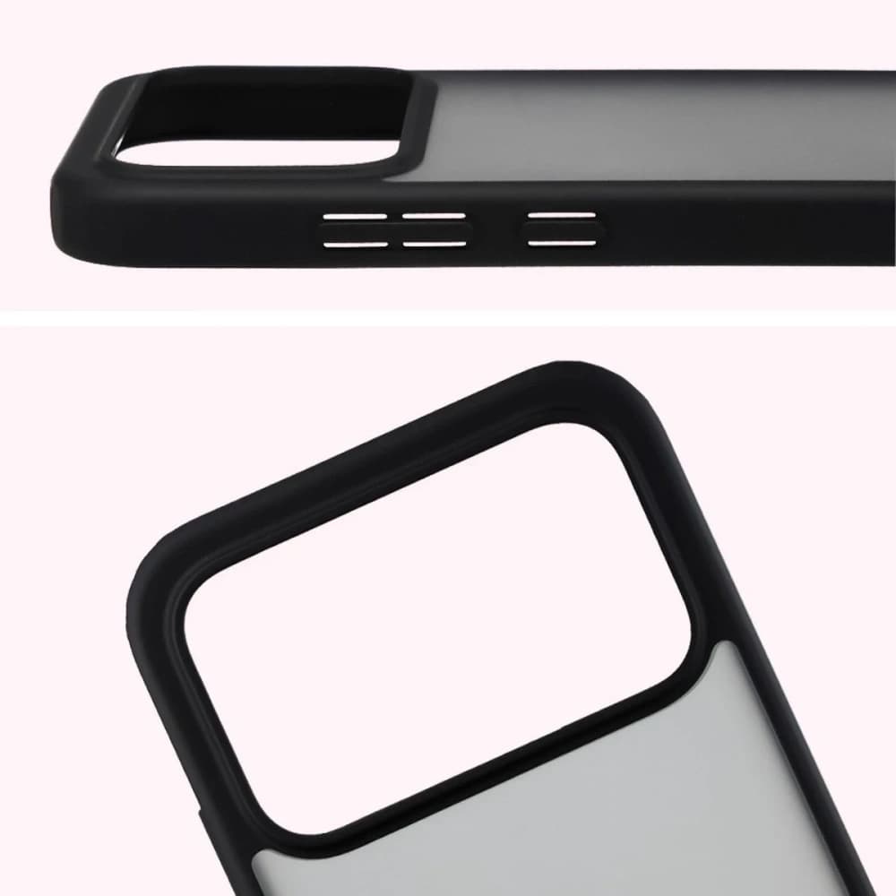 Etui Bizon Case Angelo do Xiaomi POCO F8 Pro przydymione z czarną ramką - 3