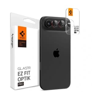 Spigen Optik Pro L-Series Glas.tr ez Fit Camera Protector Apple iPhone Air Black/red [2 PACK]