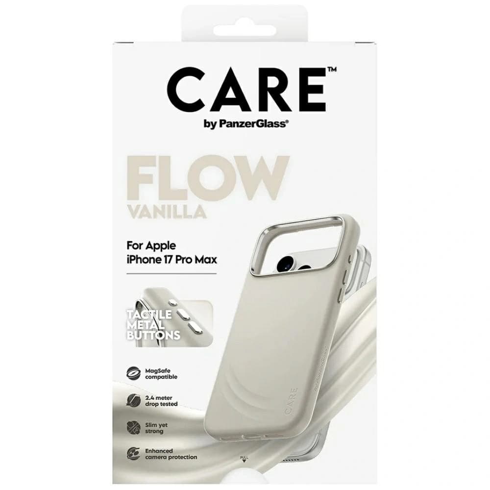 CARE by PanzerGlass FLOW MagSafe Apple iPhone 17 Pro Max vanilla - 4