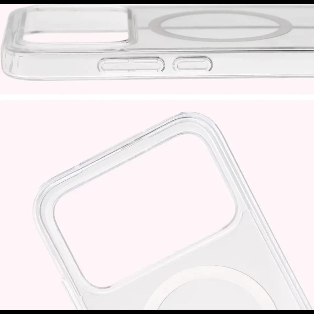 Etui z pierścieniem magnetycznym Bizon Case CrystalO do Xiaomi POCO F8 Pro przezroczyste - 4
