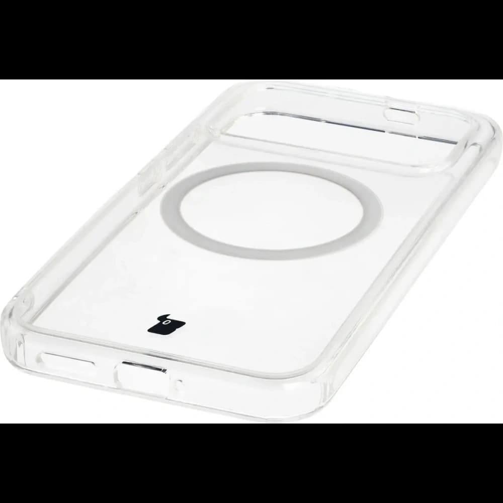 Etui z pierścieniem magnetycznym Bizon Case CrystalO do Xiaomi POCO F8 Pro przezroczyste - 6