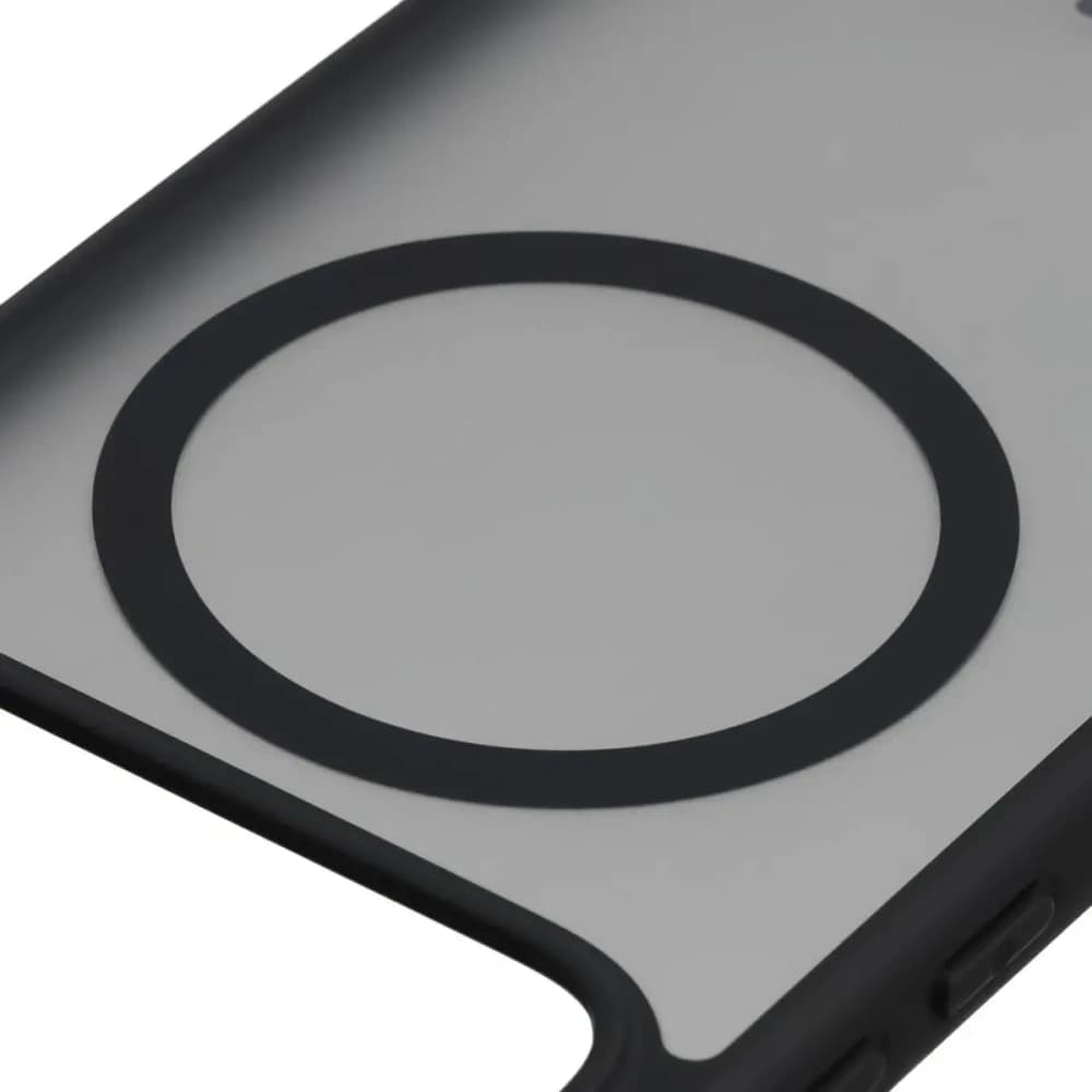 Etui z pierścieniem magnetycznym Bizon Case MatteO do Xiaomi POCO F8 Pro przydymione-czarne - 3