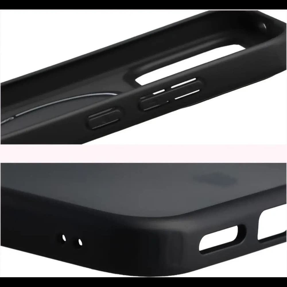 Etui z pierścieniem magnetycznym Bizon Case MatteO do Xiaomi POCO F8 Pro przydymione-czarne - 5