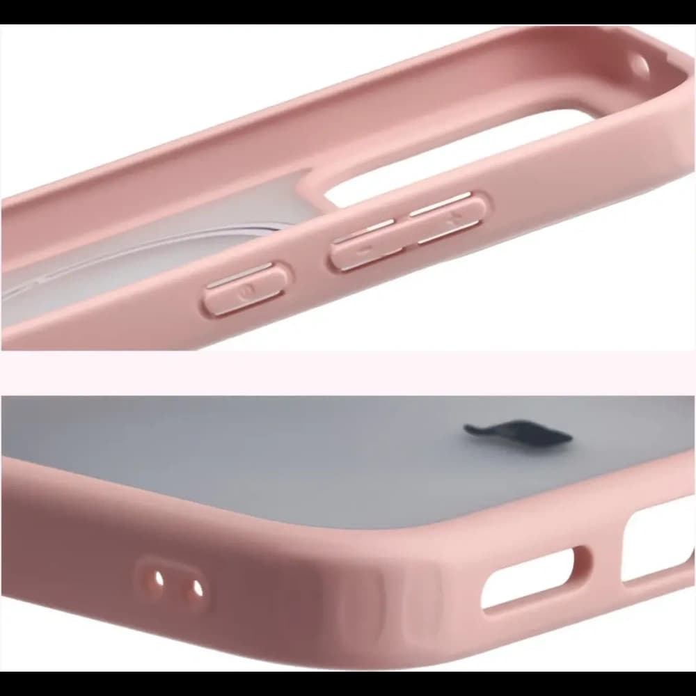 Etui z pierścieniem magnetycznym Bizon Case MatteO do Xiaomi POCO F8 Pro przydymione-jasnoróżowe - 5