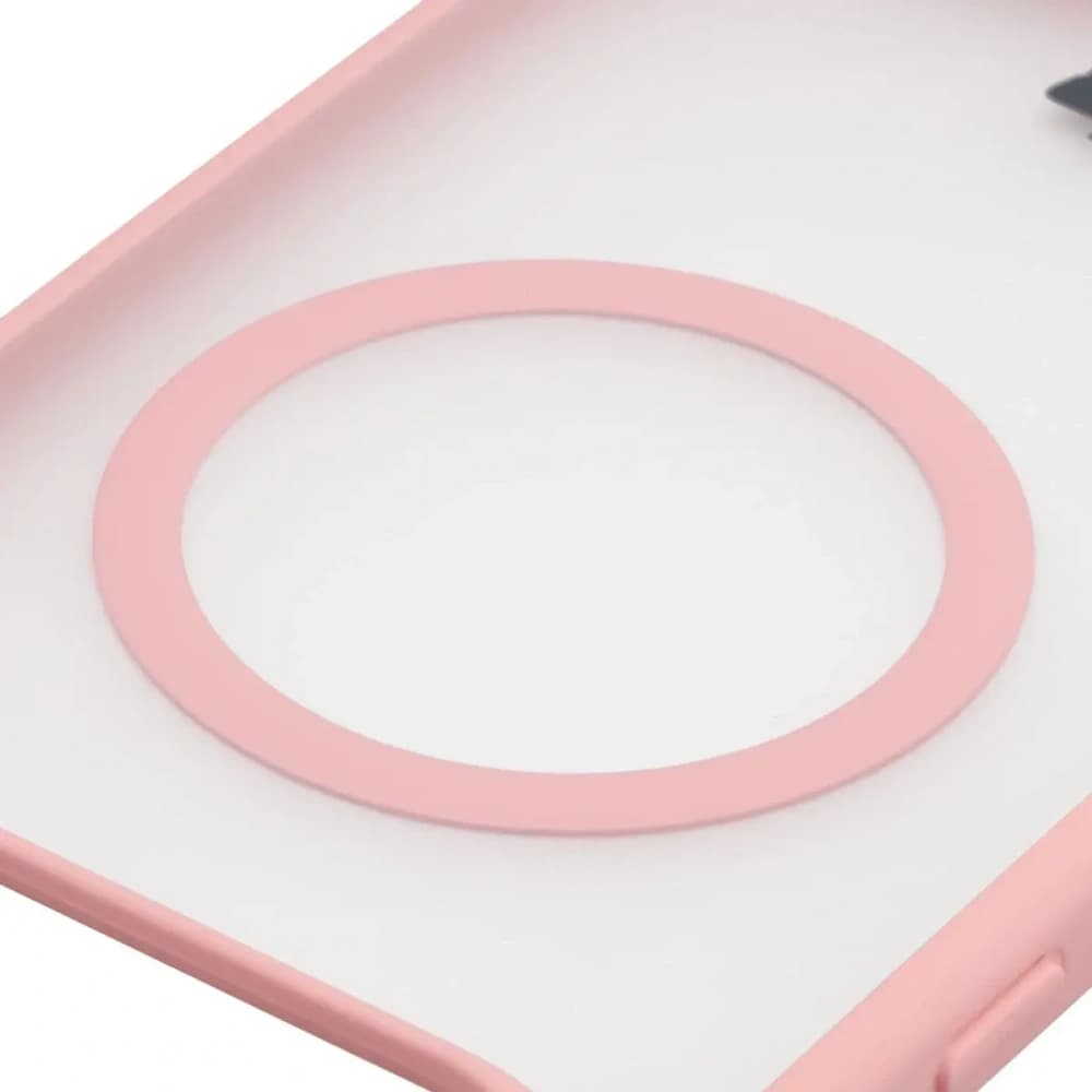 Etui z pierścieniem magnetycznym Bizon Case MatteO do Xiaomi POCO F8 Ultra przydymione-jasnoróżowe - 3