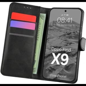 Bizon Case Pocket Oppo Find X9 black