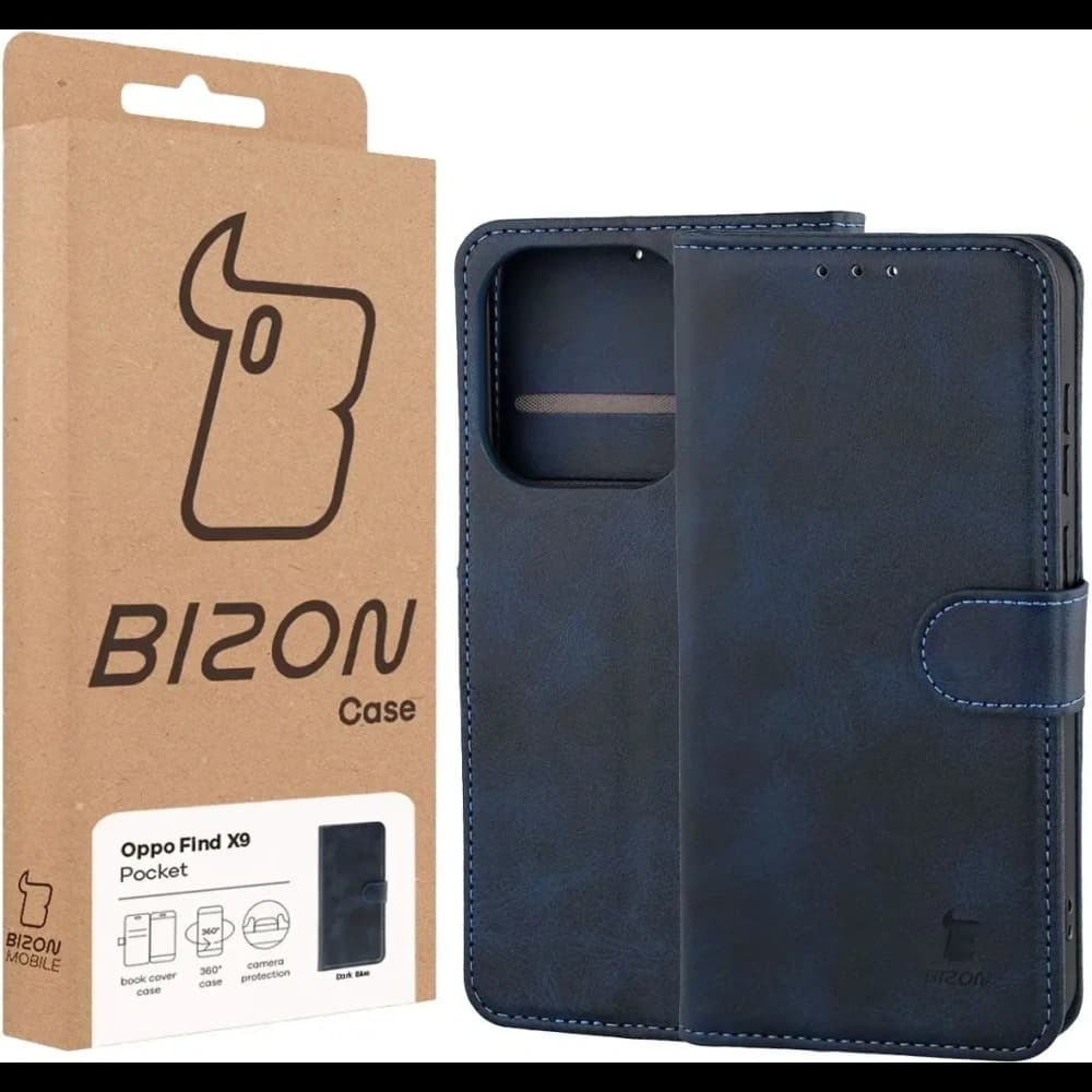 Bizon Case Pocket Oppo Find X9 marineblau
 - 6