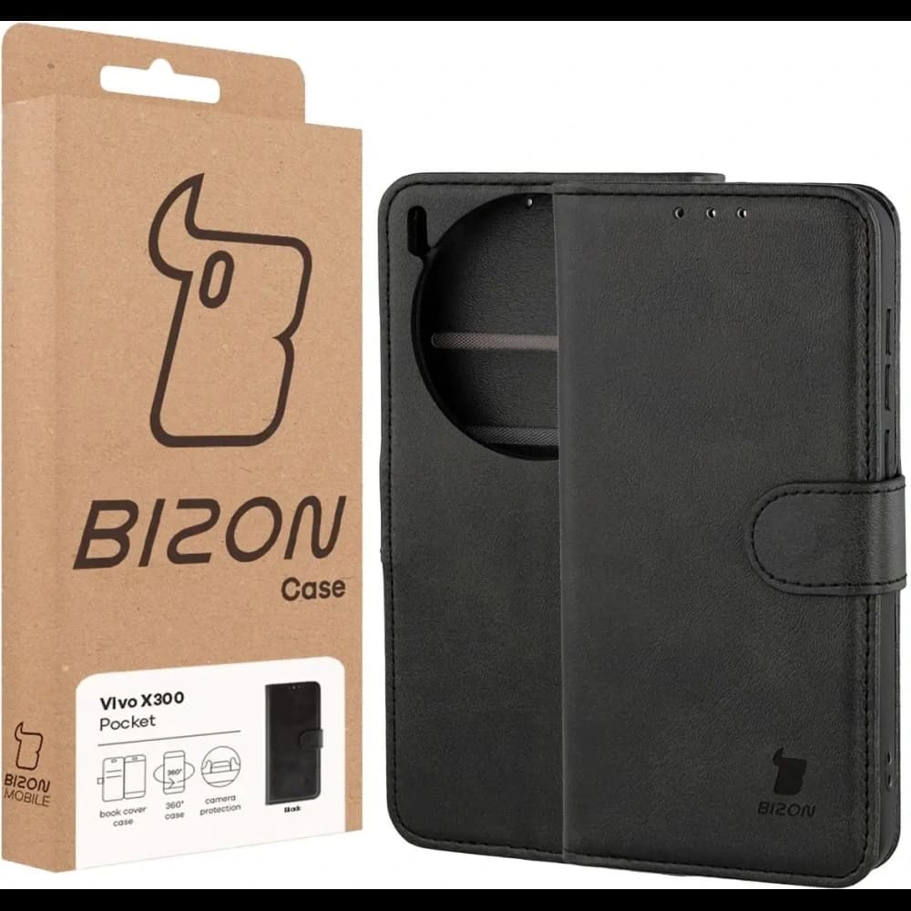 Bizon Case Pocket Vivo X300 fekete
 - 6