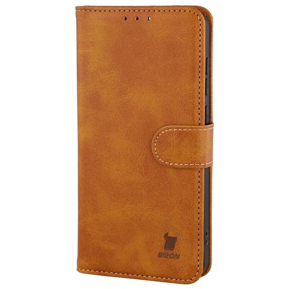 Braun Bison Case Pocket Etui mit Klappe für Oppo Find X9 
 - 3