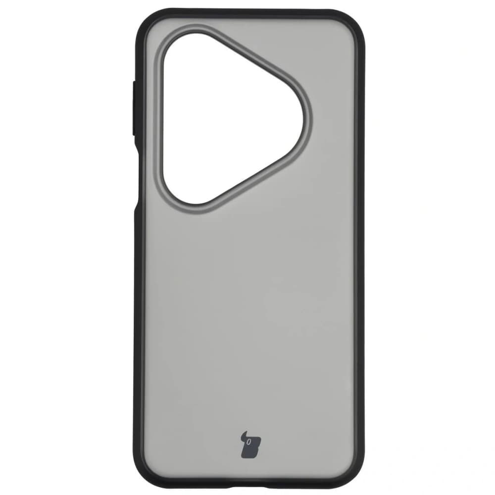 Bizon Case Angelo Huawei Pura 80 Pro / Pro Plus füstös fekete kerettel
 - 2