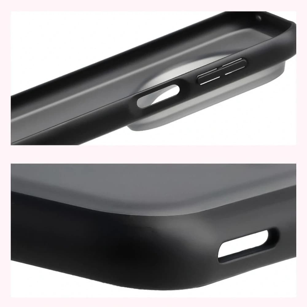 Bizon Case Angelo Huawei Pura 80 Pro / Pro Plus füstös fekete kerettel
 - 4