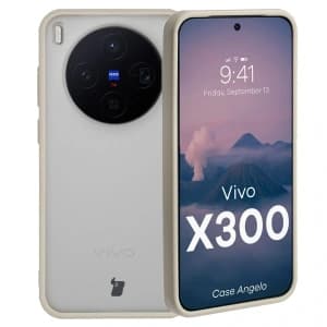 Bizon Case Angelo Vivo X300 félig átlátszó bézs kerettel
