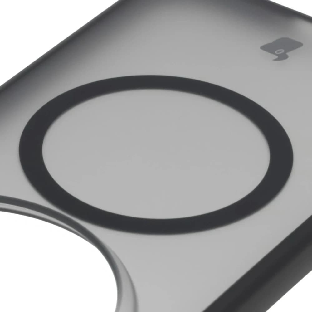 Etui z pierścieniem magnetycznym Bizon Case MatteO do Vivo X300 Pro przydymione-czarne - 3