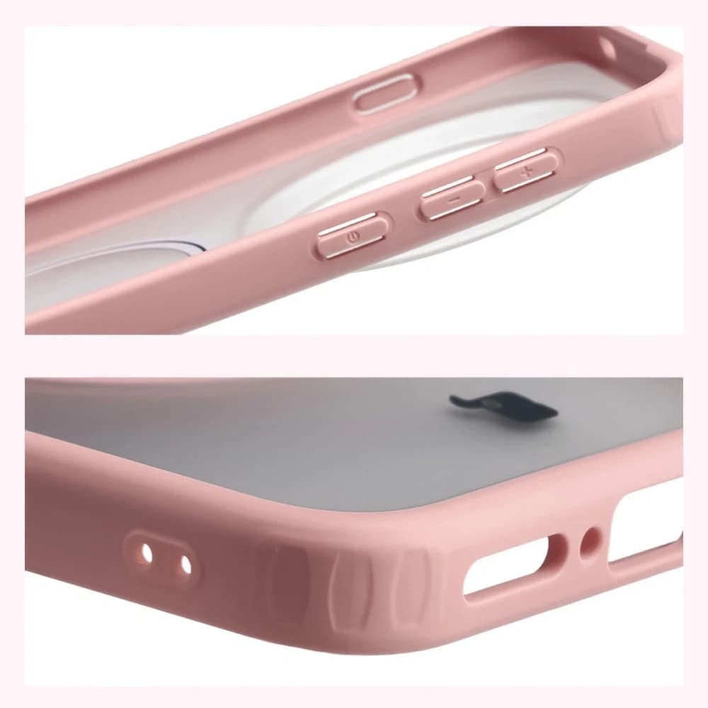 Bizon Case MatteO mágneses Vivo X300 Pro füstös világos rózsaszín
 - 5