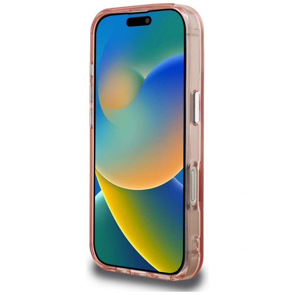 Karl Lagerfeld IML Aquarelle Choupette & Logo Apple iPhone 16 Pro Max růžový
 - 5