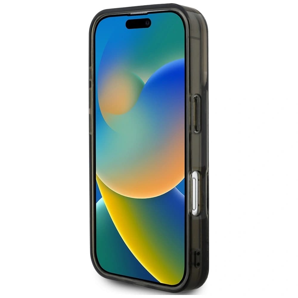 Karl Lagerfeld Liquid Glitter Choupette Logo Apple iPhone 16 Pro black - 5