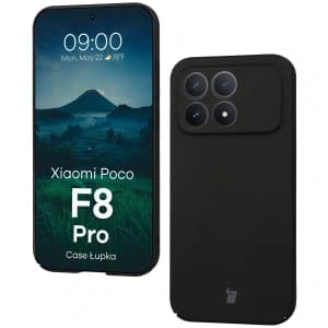 Etui Bizon Case Łupka do Xiaomi POCO F8 Pro czarne