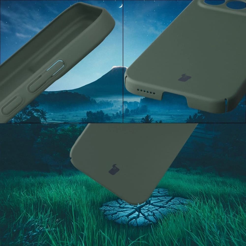 Etui Bizon Case Łupka do Xiaomi POCO F8 Pro zielone - 5