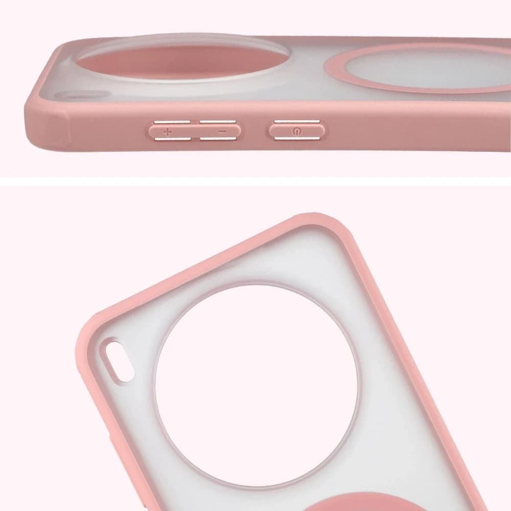 Bizon Case MatteO mágneses Vivo X300 füstös világos rózsaszín
 - 4