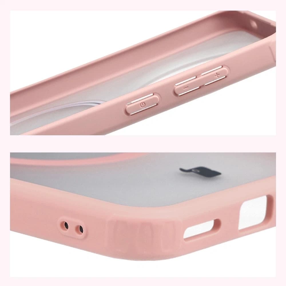 Bizon Case MatteO mágneses Vivo X300 füstös világos rózsaszín
 - 5