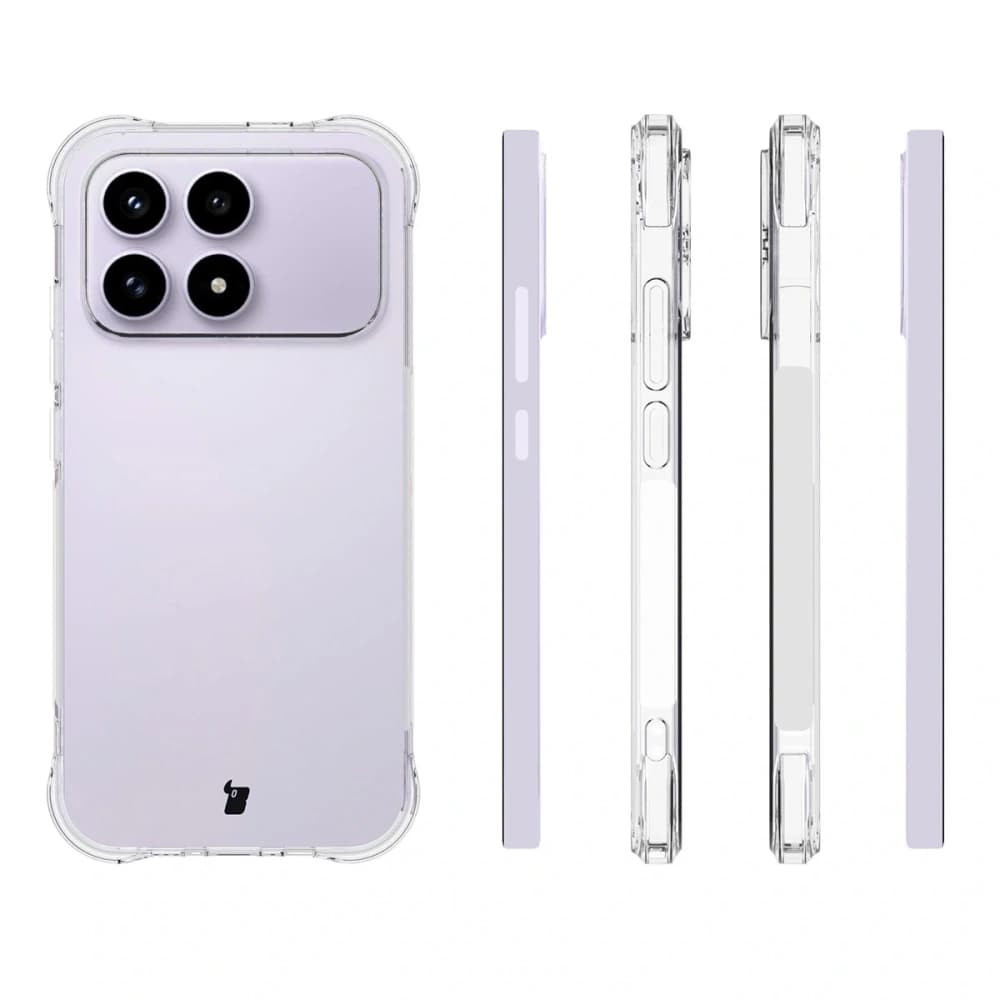 Elastyczne etui Bizon Case Salpa do Xiaomi POCO F8 Pro przezroczyste - 3