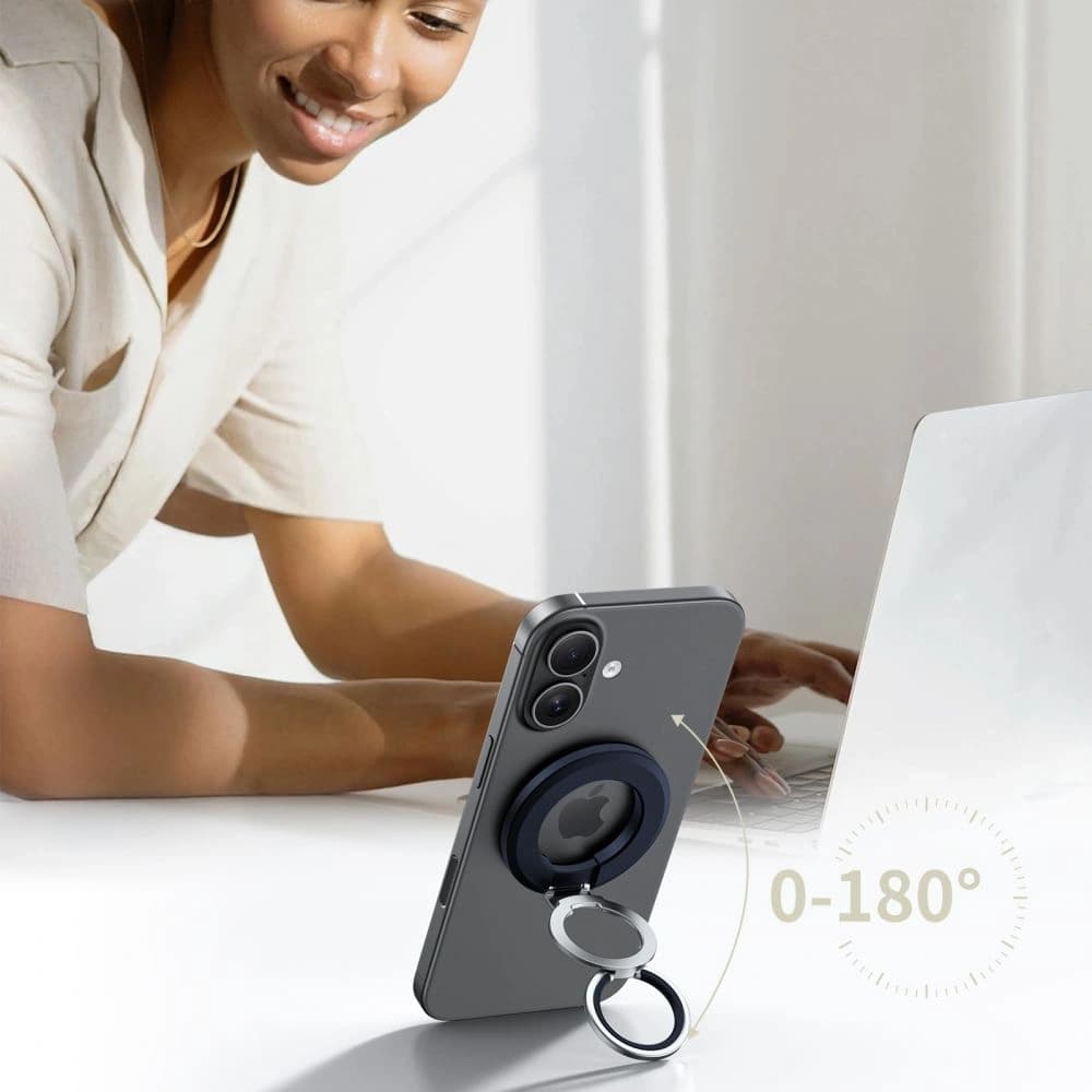 Tech-Protect MMR500 mágneses MagSafe telefongyűrű tengerészkék
 - 4