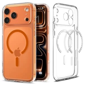 Spigen Ultra Hybrid Mag MagSafe Apple iPhone 17 Pro Max Clear/orange