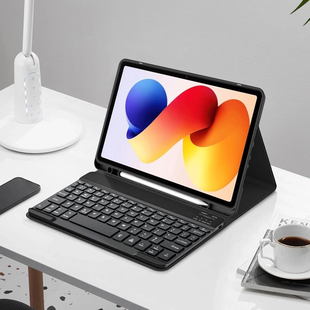 Tech-Protect SmartCase Stilou + Tastatură Xiaomi Poco Pad M1 / Redmi Pad 2 Pro 12.1 Negru
 - 6