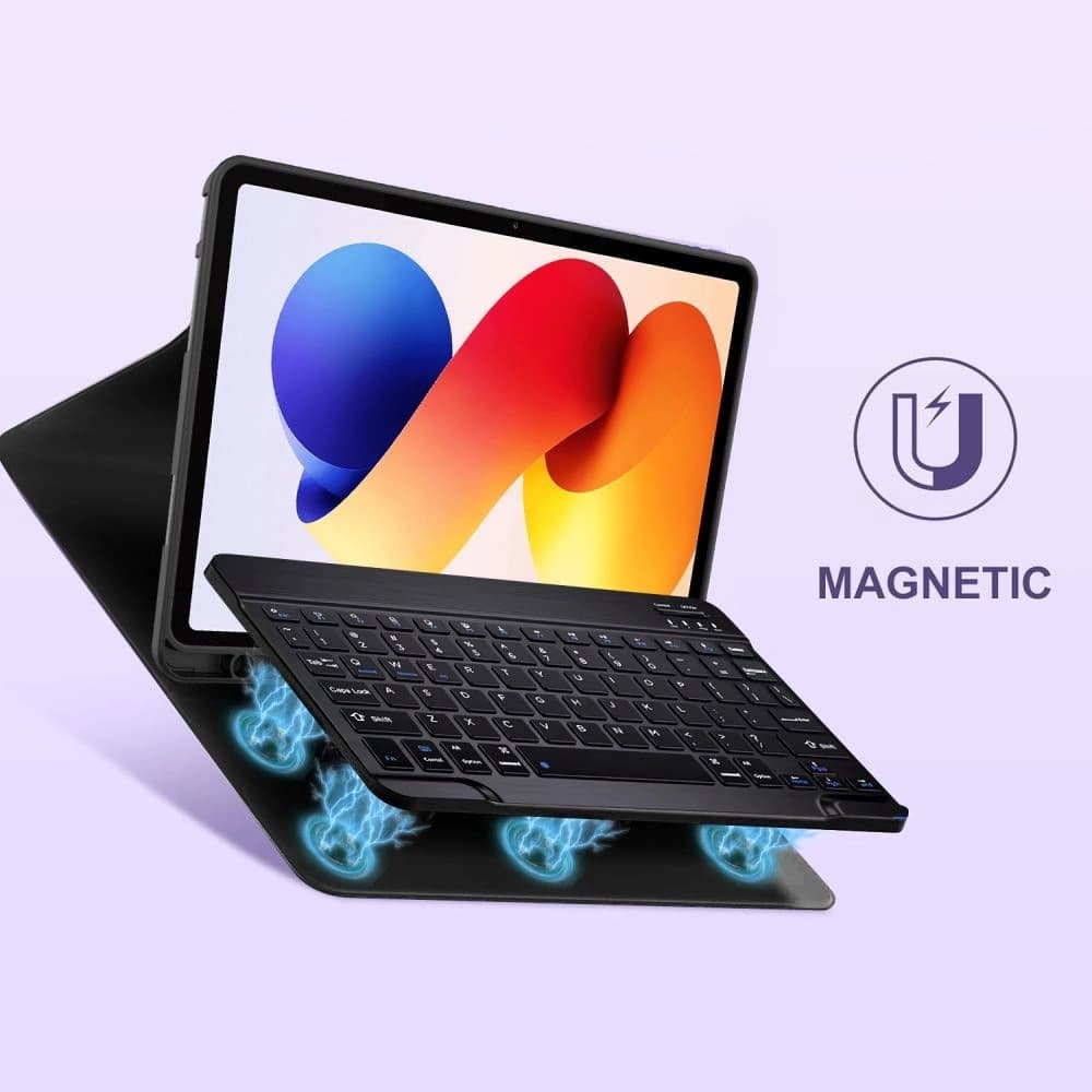 Tech-Protect SmartCase Stilou + Tastatură Xiaomi Poco Pad M1 / Redmi Pad 2 Pro 12.1 Negru
 - 8