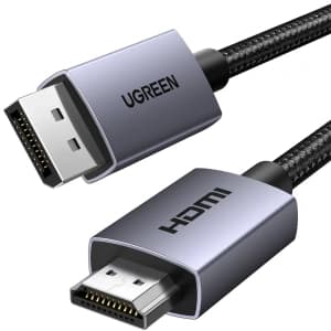 UGREEN DP123 DisplayPort / HDMI Cable 4K 30Hz 1.5m