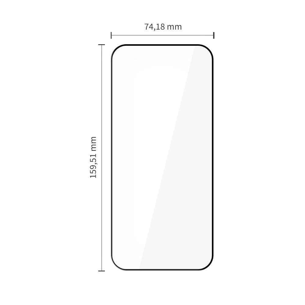 Szkło hartowane Tech-Protect Glass Fit+ do Xiaomi Poco F8 Ultra Black [2 PACK] - 2