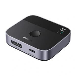 UGREEN AW701 DisplayPort to USB-C Adapter, 2-in-1 Switch Out