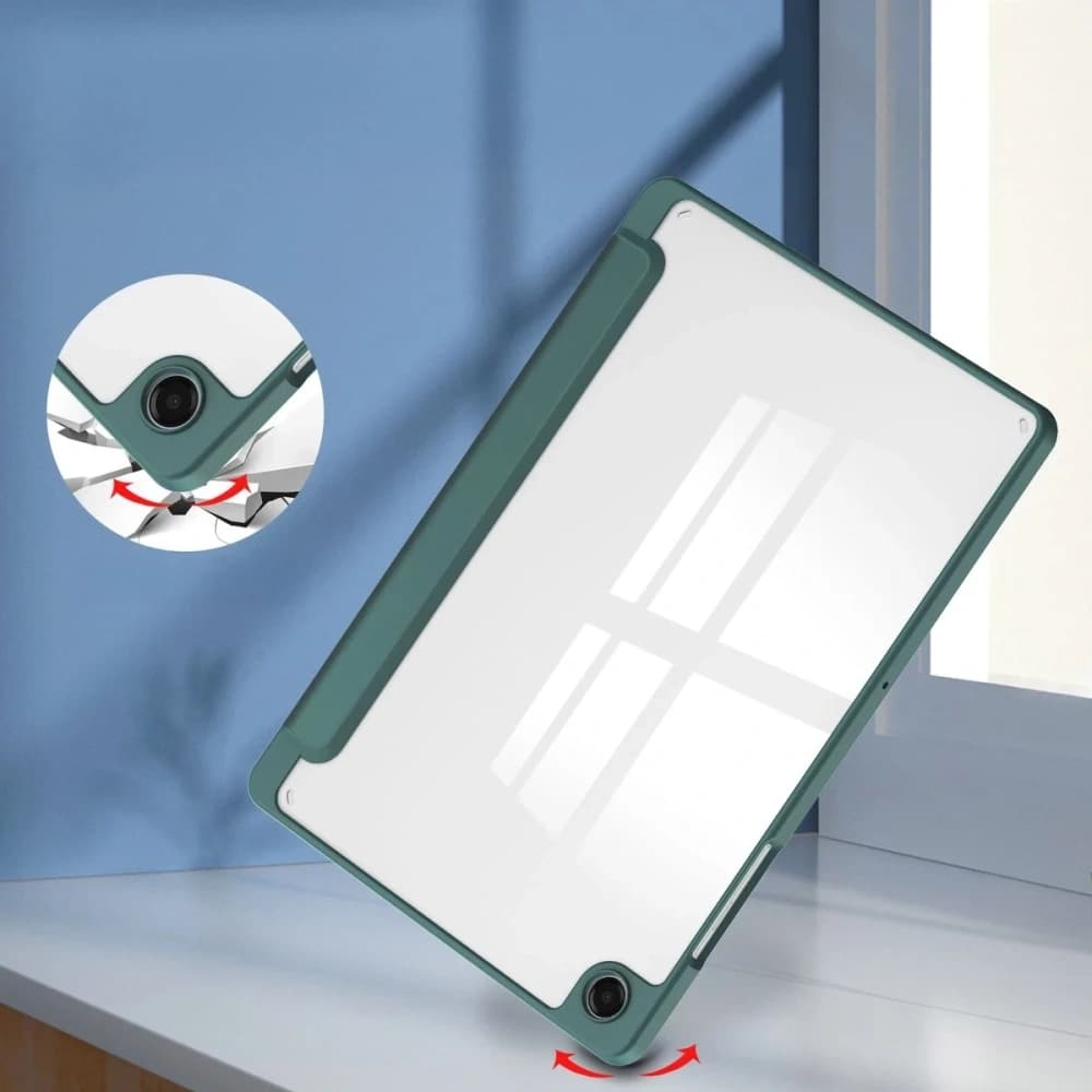 Bizon Case Tab Clear Matt Samsung Galaxy Tab A11+ Plus / A9+ Plus dunkelgrün - 6