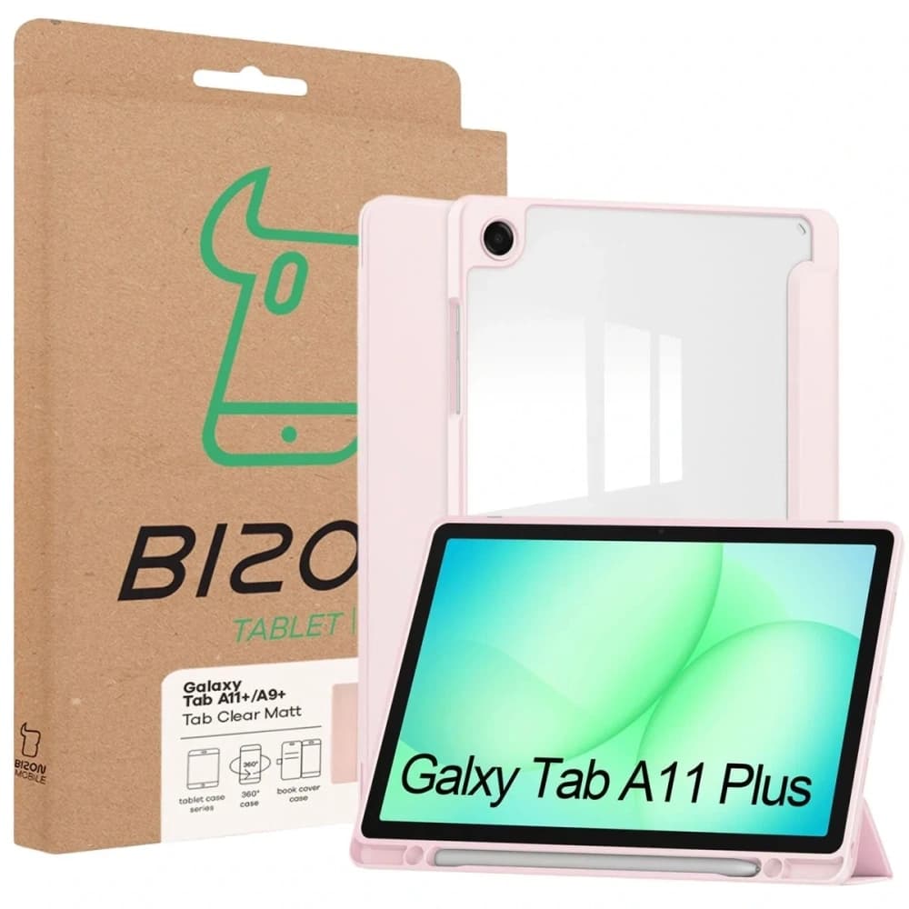 Bizon Case Tab Clear Matt Samsung Galaxy Tab A11+ Plus / A9+ Plus rosa - 8
